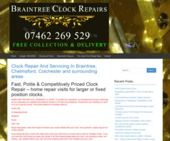 Braintreeclockrepairs.co.uk(Braintreeclockrepairs) Screenshot