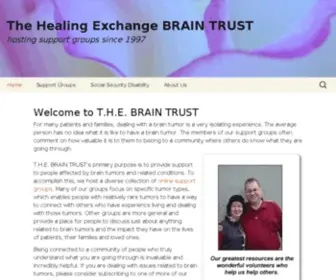 Braintrust.org(The Healing Exchange BRAIN TRUST) Screenshot