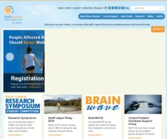 Braintumour.ca(Brain Tumour Foundation of Canada) Screenshot