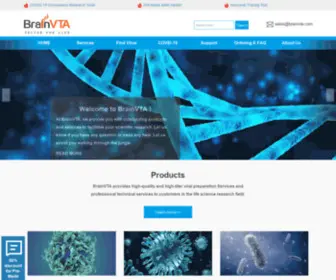 Brainvta.tech(Virus packaging services) Screenshot