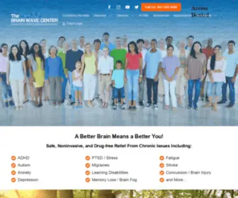 Brainwavecenter.com(Neurofeedback & Brain Mapping) Screenshot