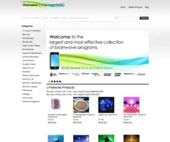 Brainwaveentrainmentstore.net(Best Meditation Music & More) Screenshot