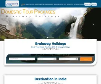 Brainwayholidays.com(Brainway Holidays) Screenshot