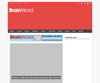 Brainworldmagazine.com(Brain World) Screenshot