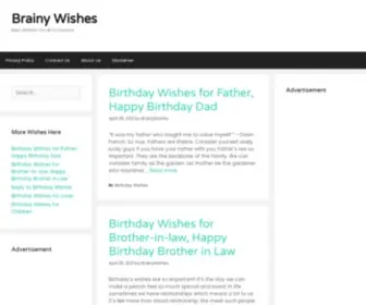 Brainywishes.com(Brainy Wishes) Screenshot