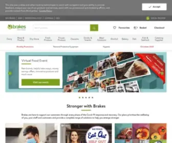 Brake.co.uk(Brakes Foodservice) Screenshot
