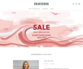 Brakeburn.com(A British Lifestyle Brand for Clothing and Accessories) Screenshot