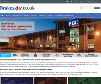 Brakes4U.co.uk(EBC Brakes 4u Master Supplier for EBC brakes) Screenshot