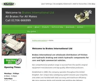 Brakesint.co.uk(Brake Parts for Cars) Screenshot