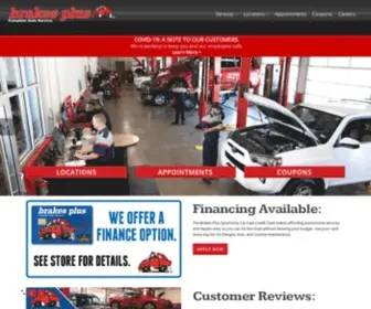 Brakesplus.com(Visit Brakes Plus full service vehicle maintenance and repair shops) Screenshot
