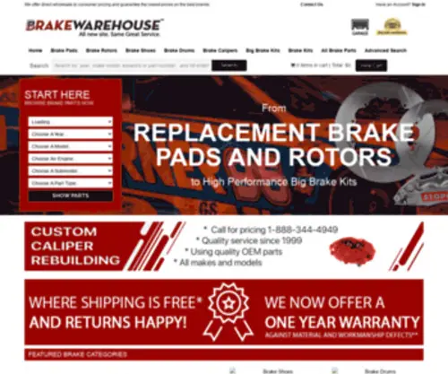 Brakewarehouse.com(Brakes) Screenshot