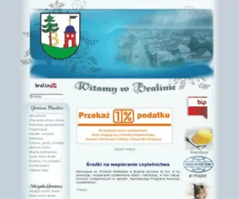 Bralin.pl(Oficjalny serwis internetowy Gminy Bralin) Screenshot