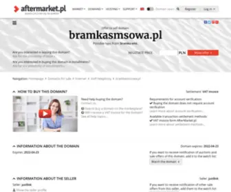 Bramkasmsowa.pl(Cena domeny) Screenshot