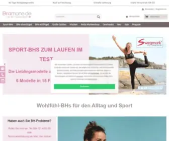 Bramone.de(BHs ohne Bügel und Sport) Screenshot