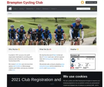 Bramptoncyclingclub.com(Brampton Cycling Club) Screenshot