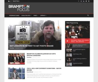 Bramptonfocus.ca(Brampton Focus) Screenshot