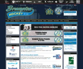 Bramptonhockey.com(Brampton Hockey Inc) Screenshot