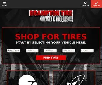 Bramptontirewarehouse.ca(Brampton Tire Warehouse) Screenshot