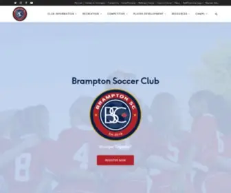 Bramptonyouthsoccerclub.ca(Brampton Soccer Club) Screenshot