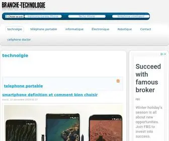 Branche-Technologie.com(Technologie) Screenshot