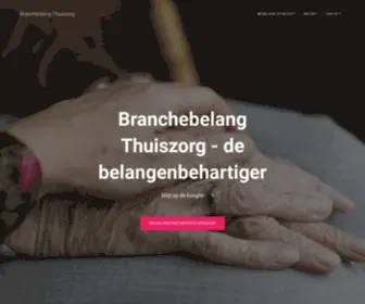 Branchebelang-Thuiszorg.nl(De vereniging voor thuiszorg Nederland) Screenshot