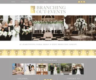 Branchingoutevents.com(Branching Out Events) Screenshot