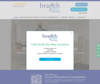 Branchphysicaltherapy.com(Branch Physical Therapy & Wellness) Screenshot