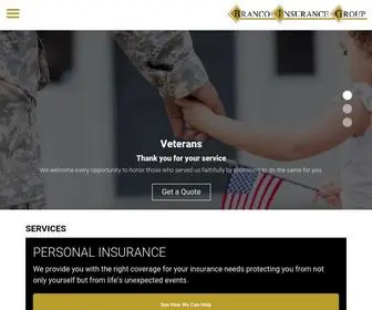 Brancoinsurancegroup.com(Every customer) Screenshot