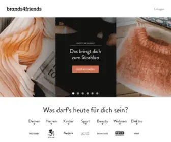 Brand4Friends.de(Deutschlands No.1 Shopping) Screenshot