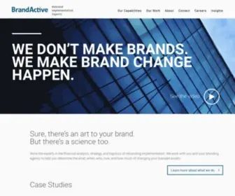 Brandactive.com(Rebrand Implementation Experts) Screenshot