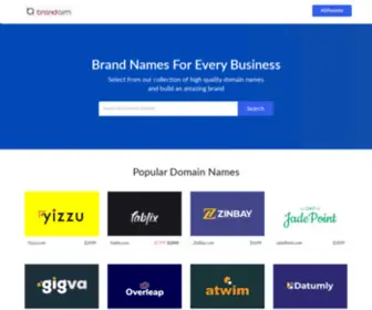 Brandaim.com(Domain Name Market) Screenshot