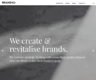 Brandandco.com.au(A luxury branding agency) Screenshot