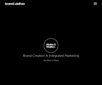 Brandanddeliver.co.uk(Brand & Deliver) Screenshot