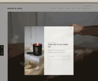 Brandandiron.com(BRAND & IRON) Screenshot