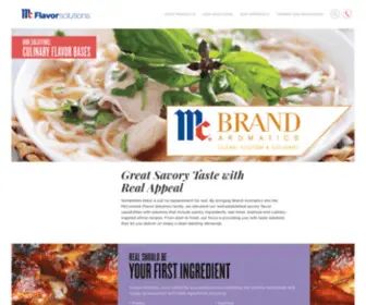 Brandaromatics.com(Culinary Flavor Bases) Screenshot