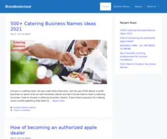 Brandbookcloud.com(Business names ideas) Screenshot