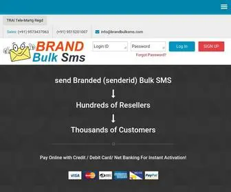 Brandbulksms.com(Bulk sms) Screenshot