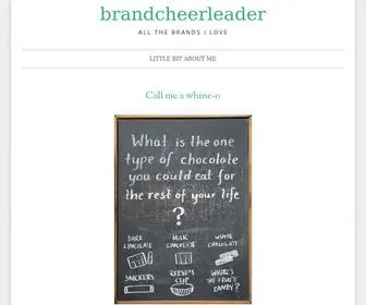 Brandcheerleader.com(All the brands i love) Screenshot