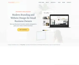Brandedbybritt.co(Branding & Divi Design Studio for Online Brands) Screenshot