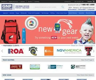 Brandedgear.com(Custom Branded Promotional Products) Screenshot