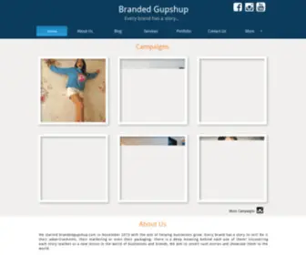 Brandedgupshup.com(Branded) Screenshot