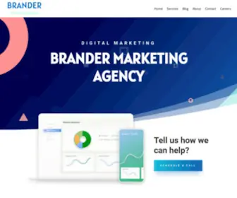 Brandermktg.com(Brander Marketing Agency) Screenshot