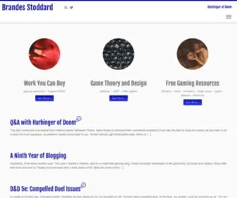 Brandesstoddard.com(Harbinger of Doom) Screenshot
