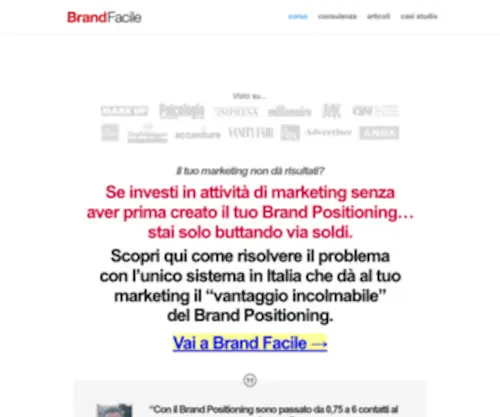 Brandfacile.com(Brand Facile) Screenshot