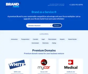 Brandforce.com(Brand as a Service) Screenshot