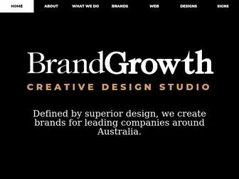 Brandgrowth.com.au(Creative Design Studio) Screenshot