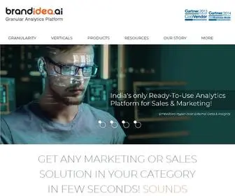 Brandidea.ai(Hyper-local Analytics for Actionable Insights) Screenshot