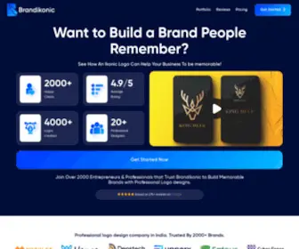 Brandikonic.com(We build Brands that people Love) Screenshot