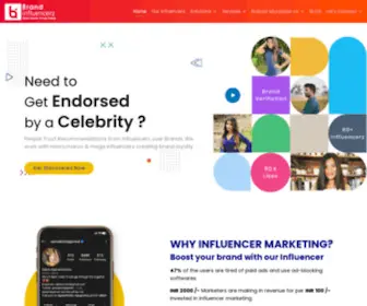 Brandinfluencerz.com(Best Influencer Marketing Agency In Chennai) Screenshot