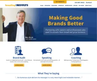 Brandingforresults.com(Bill Ellis) Screenshot